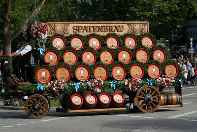 Camión de cerveza de barril para Oktoberfest
